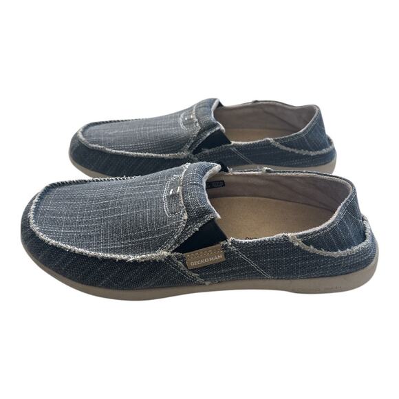 Walk Hero Gecko Man Men\'s Canvas Slip On Shoe Loafer Blue Size 11 Arch Support main image 10